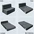 vacuum compressed sofa bed
